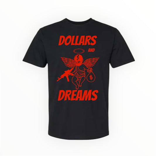 Dollar and Dreams Angel Tee - Balla Status ClothingDollar and Dreams Angel Tee